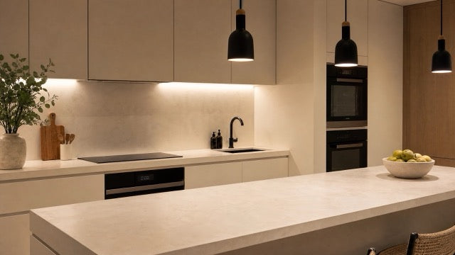 Keuken in microcement